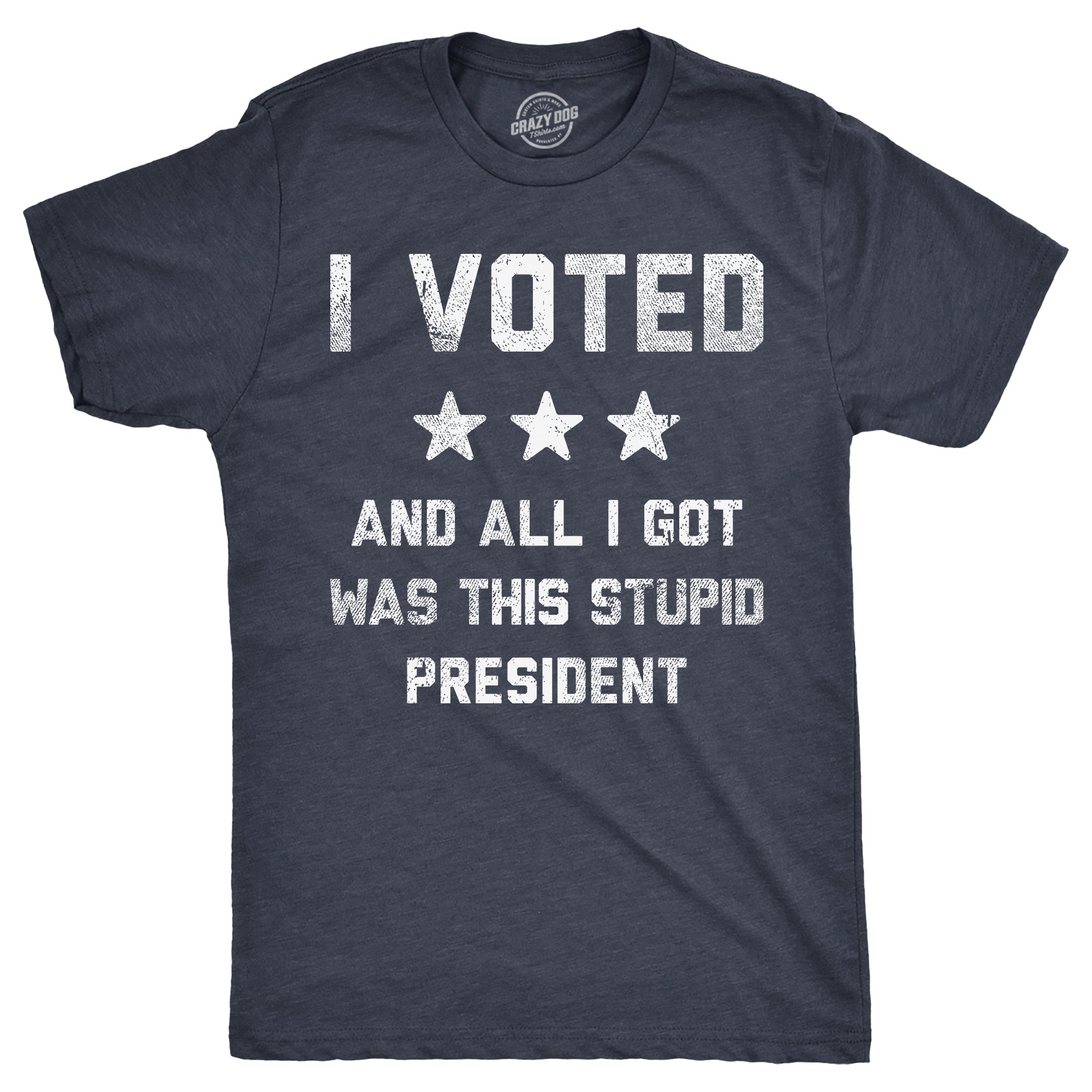 I Voted All Got Was This Stupid President - Adult & Kids T-Shirts, Sweatshirts & Hoodies apparel design preview 1