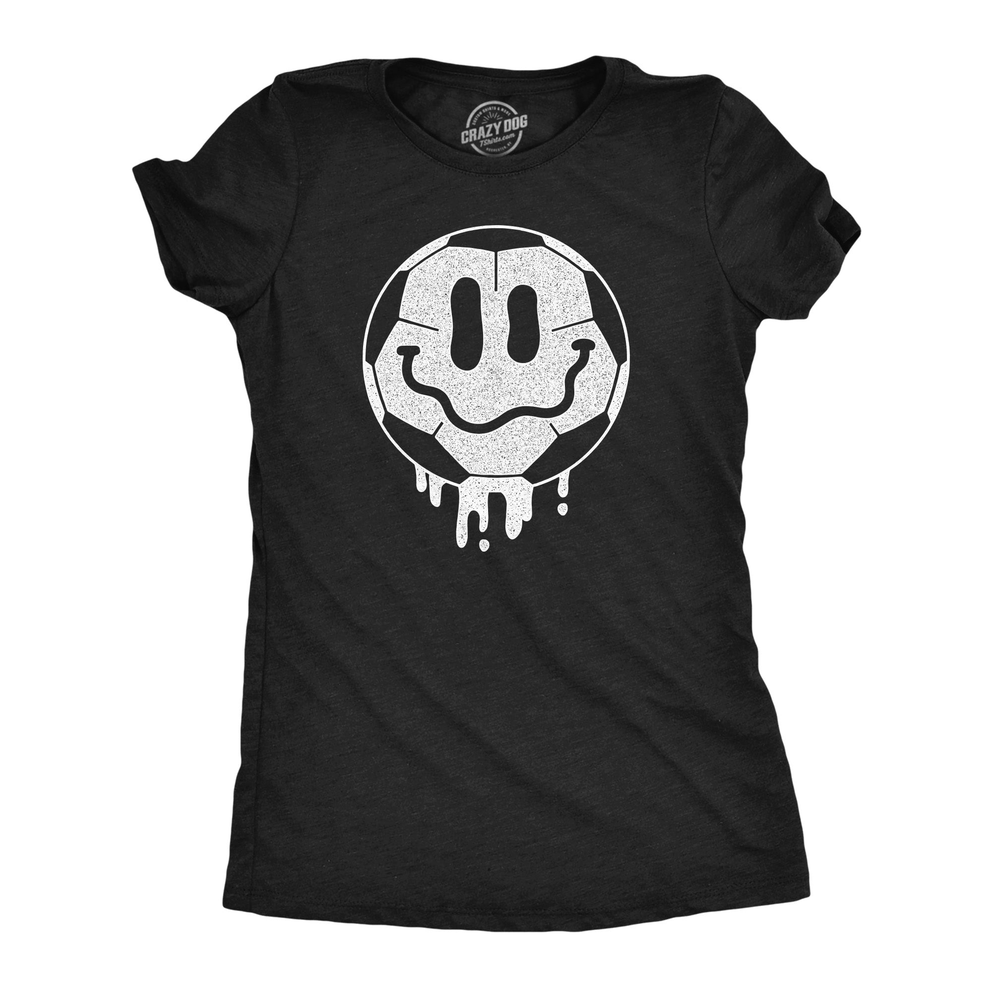 Dripping Soccer Ball Smile - Adult & Kids T-Shirts, Sweatshirts & Hoodies apparel design preview 1
