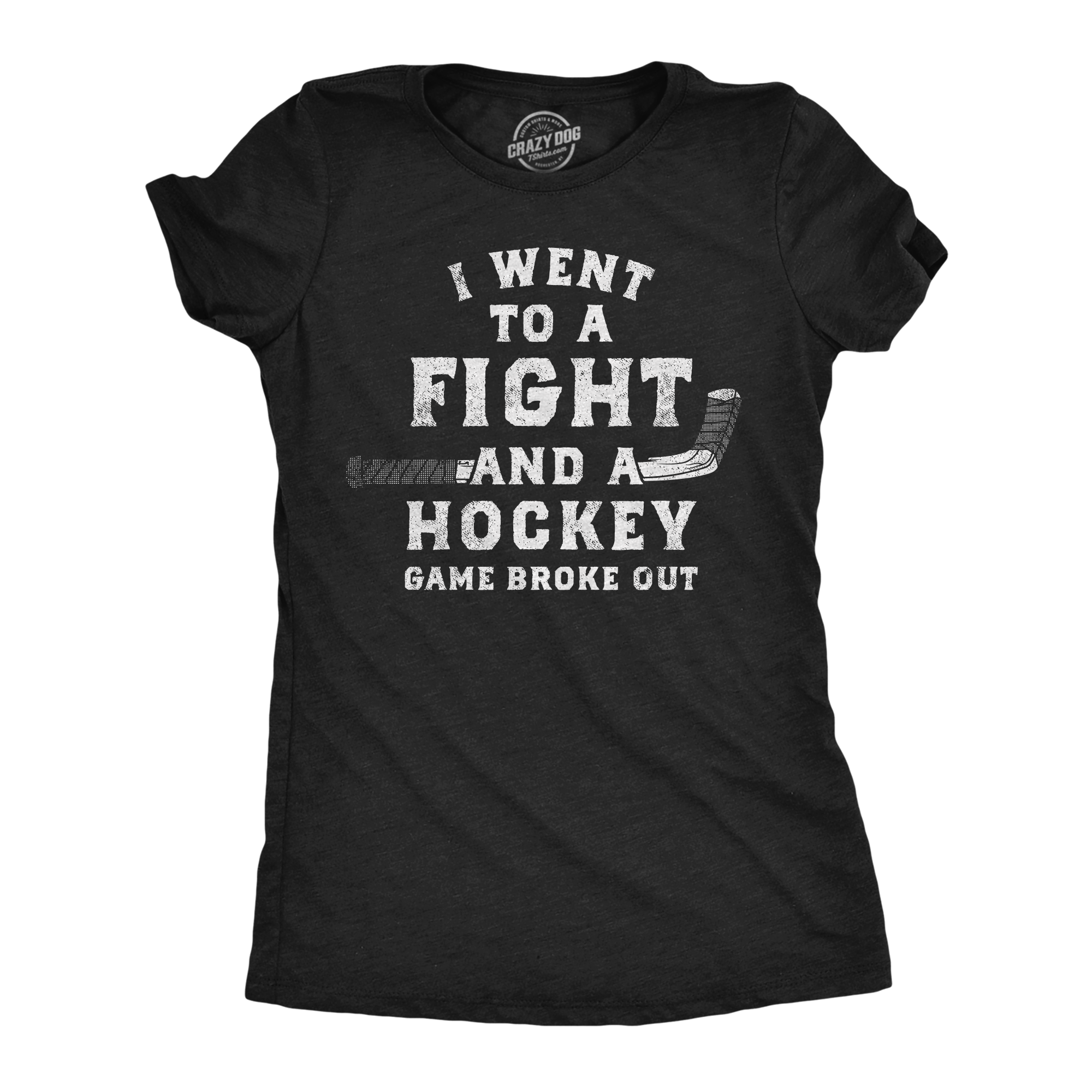 I Went Fight Hockey Game Broke Out - Adult & Kids T-Shirts, Sweatshirts & Hoodies apparel design preview 1