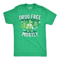 Drug Free Mostly - Adult & Kids T-Shirts, Sweatshirts & Hoodies apparel design preview 1