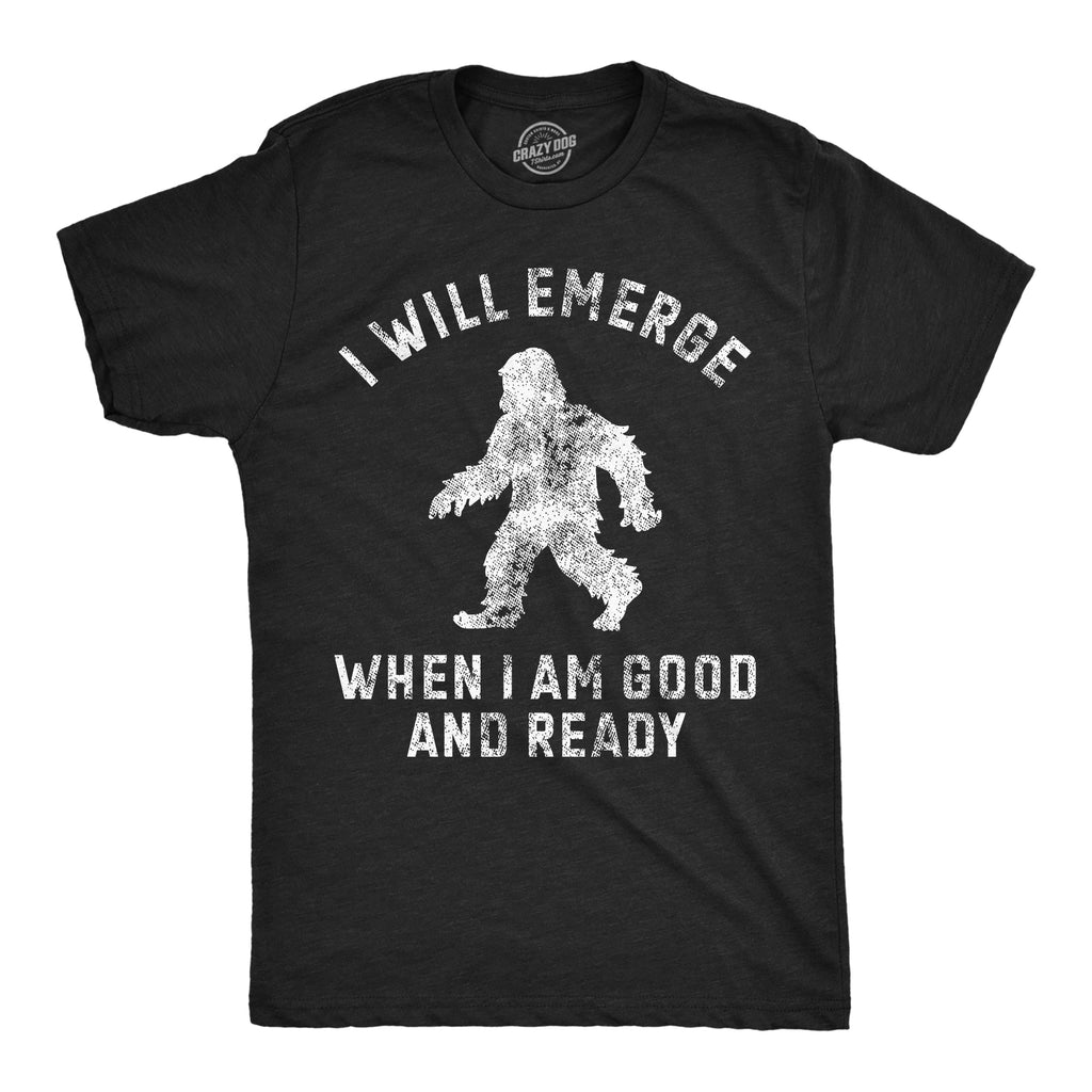 I Will Emerge When Im Good Ready - Adult & Kids T-Shirts, Sweatshirts & Hoodies apparel design preview 1