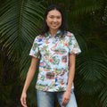 MLB® WOMEN'S CHICAGO CUBS SCENIC ALOHA - Adult & Kids T-Shirts, Sweatshirts & Hoodies apparel design preview 1