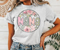#036 Mama Floral Flower Print Crew Neck - Adult & Kids T-Shirts, Sweatshirts & Hoodies apparel design preview 1