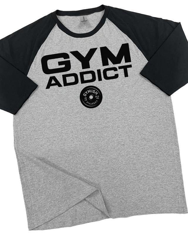 040. IRON ADDICT Funny Workout Gym - Adult & Kids T-Shirts, Sweatshirts & Hoodies apparel design preview 1