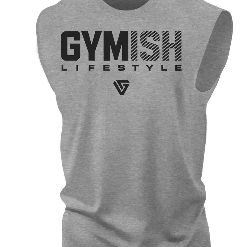 047. Gymish Lifestyle Logo Funny Workout Gym - Adult & Kids T-Shirts, Sweatshirts & Hoodies apparel design preview 1