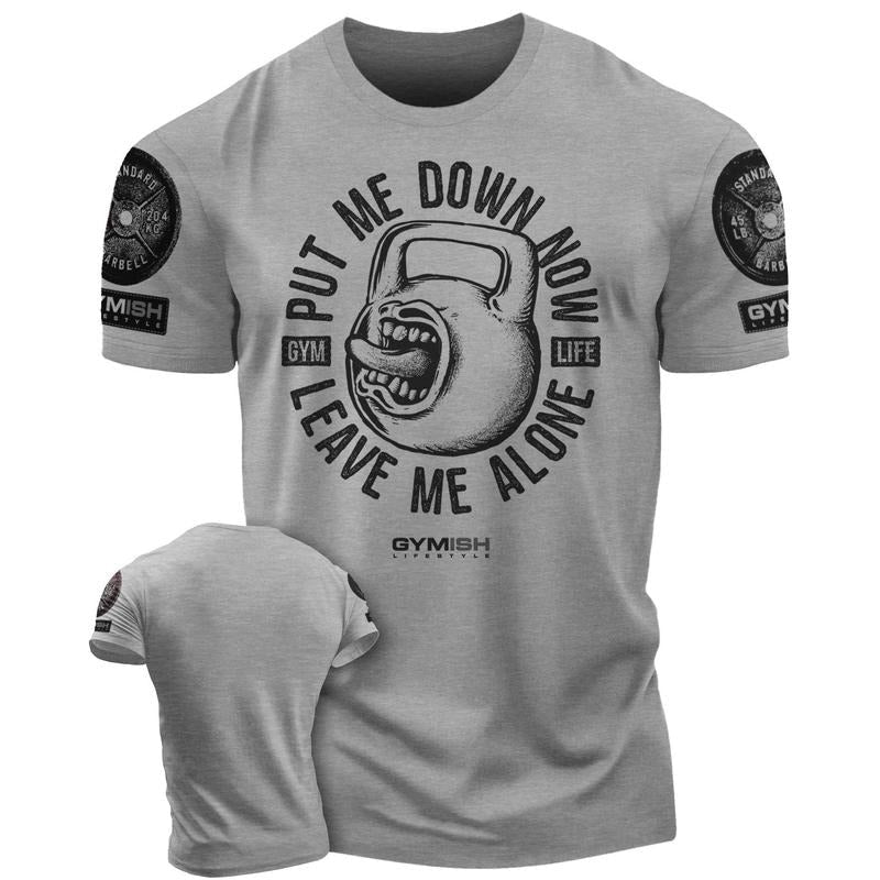 052. Leave Me Alone Funny Motivational Workout Gym - Adult & Kids T-Shirts, Sweatshirts & Hoodies apparel design preview 1