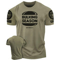 060. Bulking Season Funny Motivational Workout Gym - Adult & Kids T-Shirts, Sweatshirts & Hoodies apparel design preview 1