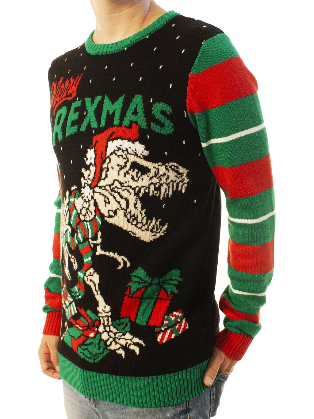 Merry T-Rexmas | For Men & Women | Unisex Sizing Ugly Christmas Sweater - Holiday Gift product image 4