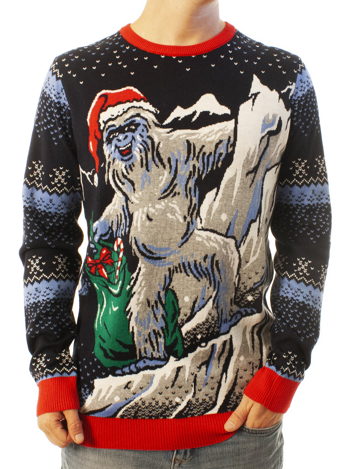 Yeti Santa | For Men & Women | Unisex Sizing Ugly Christmas Sweater - Holiday Gift product image 2