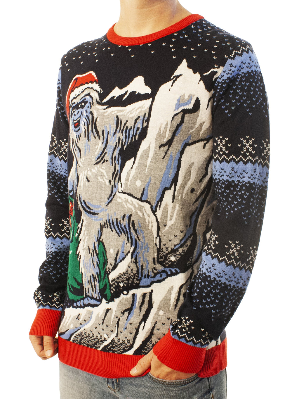Yeti Santa | For Men & Women | Unisex Sizing Ugly Christmas Sweater - Holiday Gift product image 4