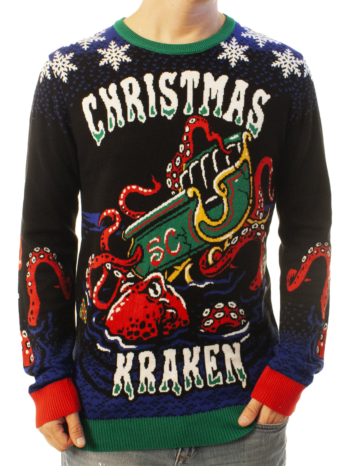 Christmas Kraken | For Men & Women | Unisex Sizing Ugly Christmas Sweater - Holiday Gift product image 2
