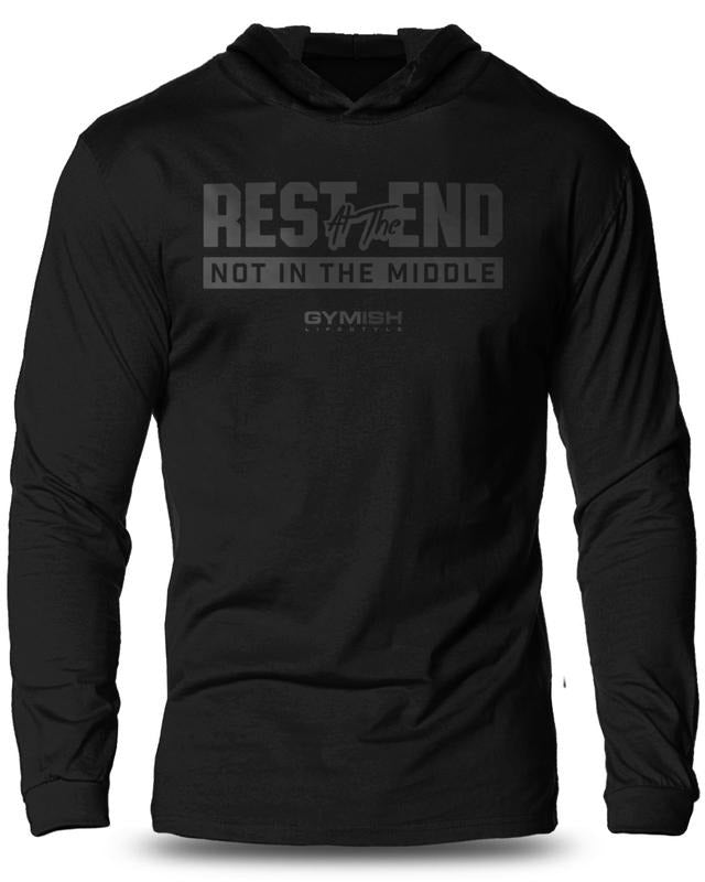 087. Rest End Lightweight Workout Hooded Gym Soft - Adult & Kids T-Shirts, Sweatshirts & Hoodies apparel design preview 1