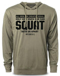 090. Created Equal Squat Funny Workout Gym Cotton - Adult & Kids T-Shirts, Sweatshirts & Hoodies apparel design preview 1