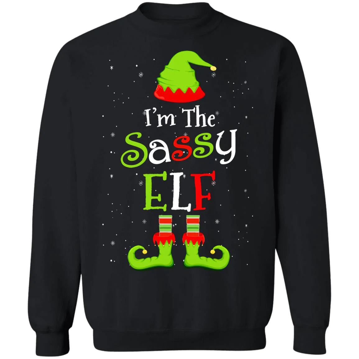 I’m the sassy elf Christmas Sweater - Holiday Gift product image 2