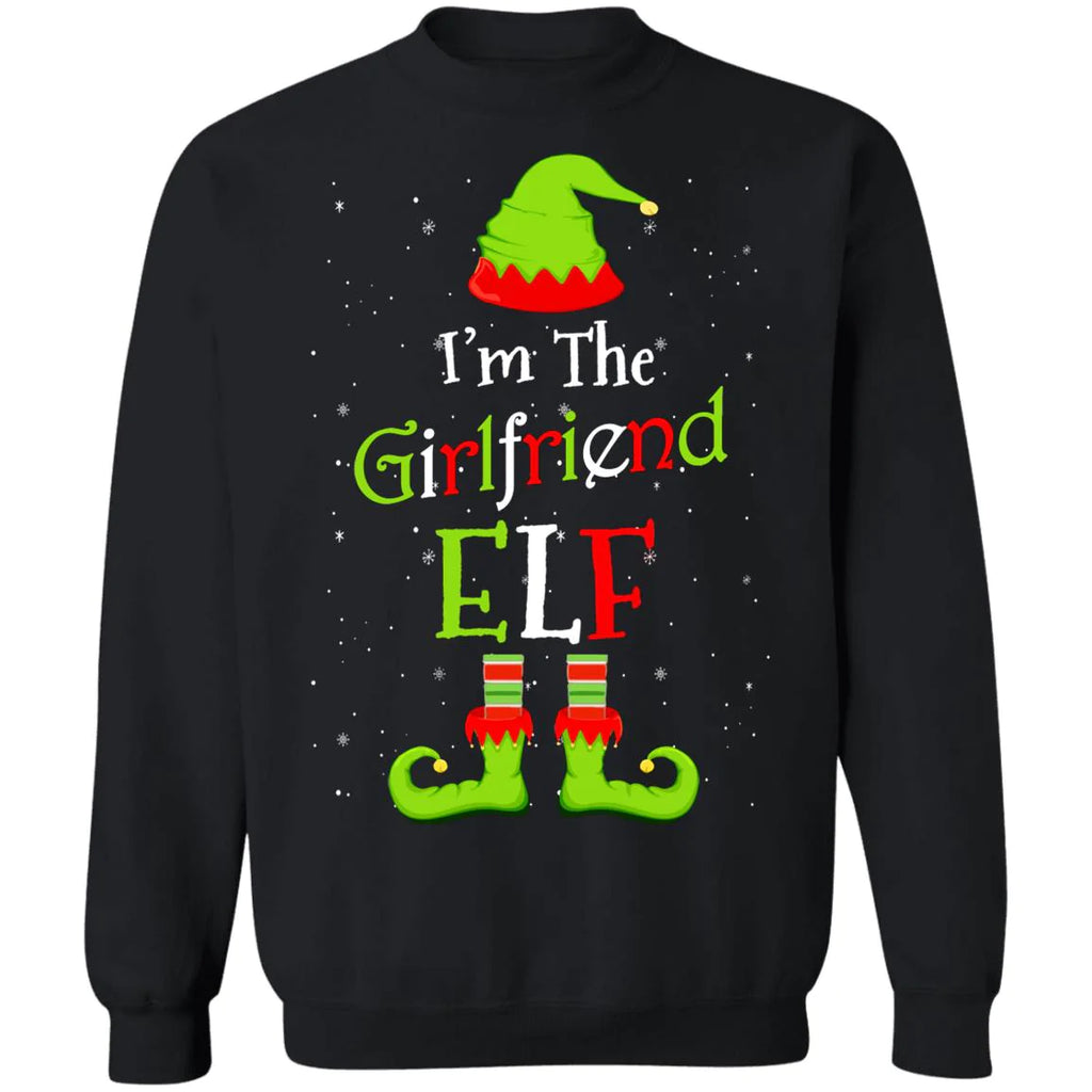 I’m the girlfriend elf Christmas Sweater - Holiday Gift product image 2