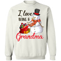 I love being a grandma snowman Christmas Sweater - Holiday Gift product image 2