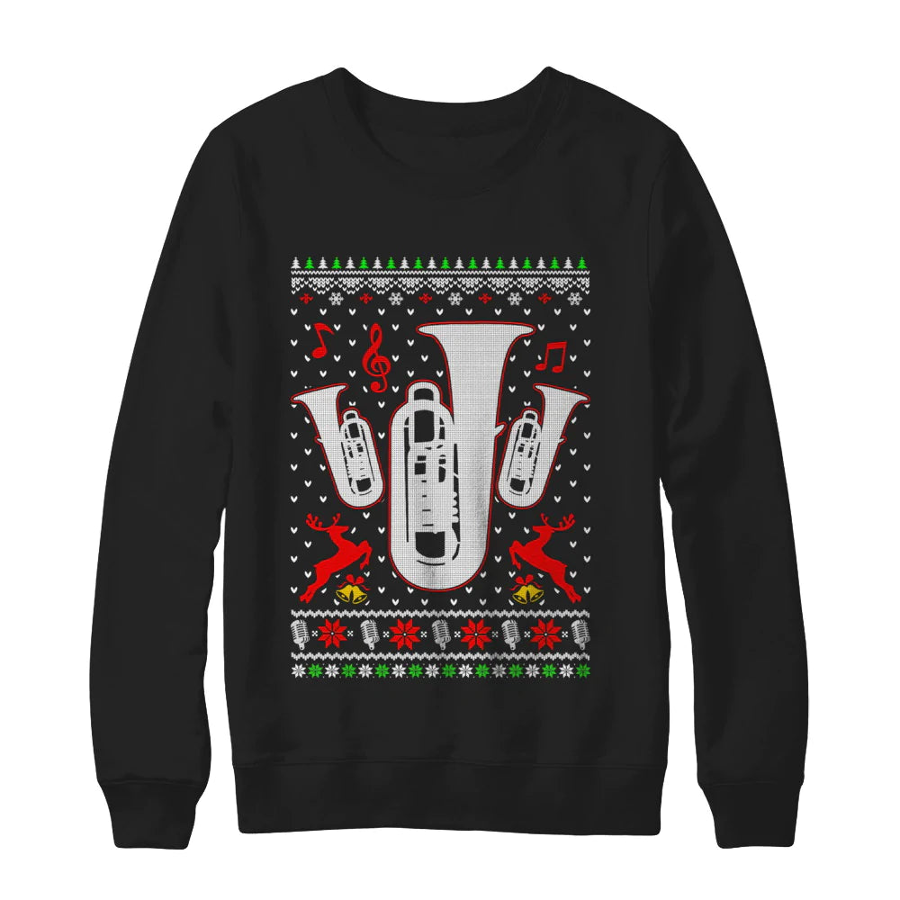 Santa tuba Christmas Sweater - Holiday Gift product image 2