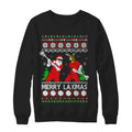 Lacrosse santa reindeer merry laxmas Christmas Sweater - Holiday Gift product image 2