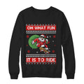 Oh what fun it is to ride skateboard Christmas Sweater - Holiday Gift product image 2