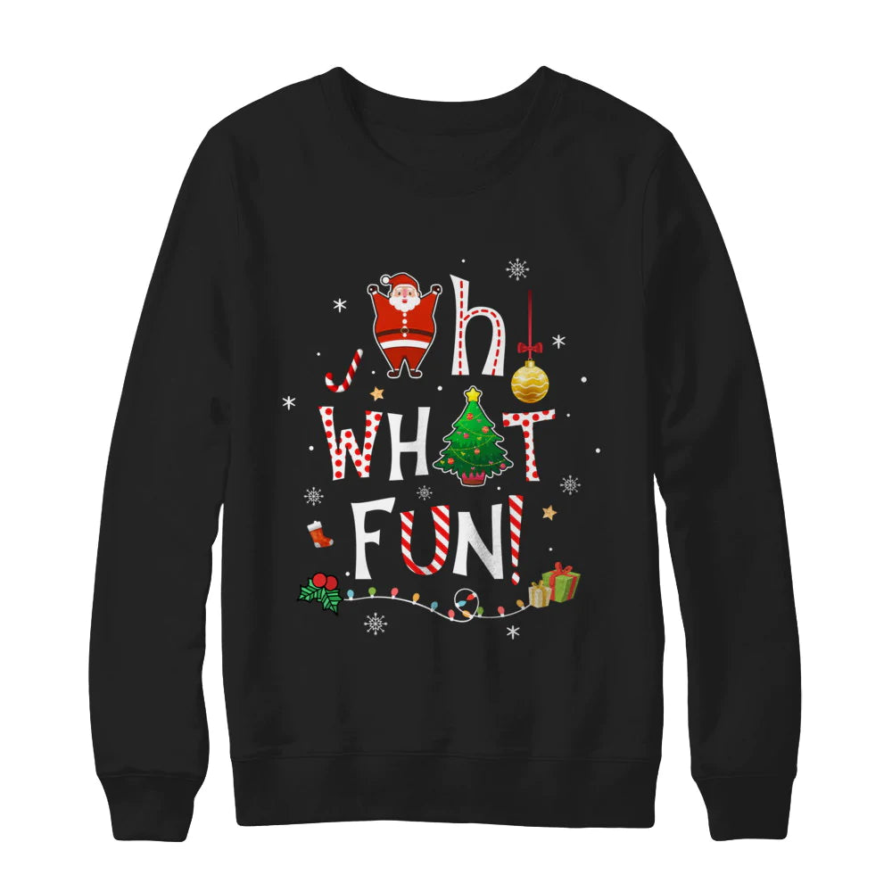 Oh what fun Christmas tree Christmas Sweater - Holiday Gift product image 2