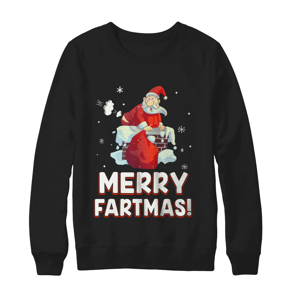 Merry fartmas santa claus Christmas Sweater - Holiday Gift product image 2