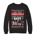 Our first Christmas as mr and mrs Christmas Sweater - Holiday Gift product image 2