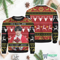 King George Oh It’S Christmas Awesome Wow 3D Christmas Sweater - Holiday Gift product image 2