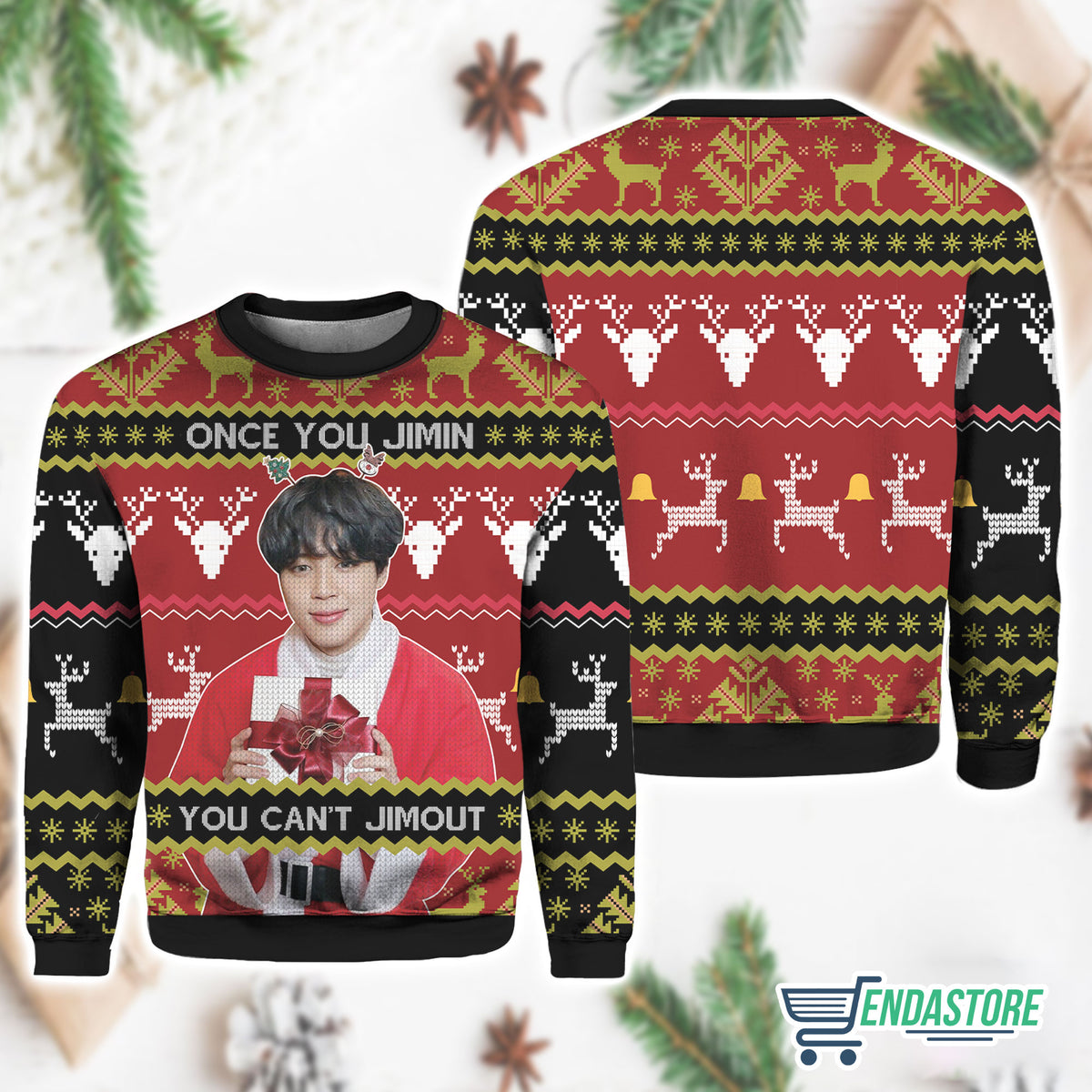 King George Oh It’S Christmas Awesome Wow 3D Christmas Sweater - Holiday Gift product image 2