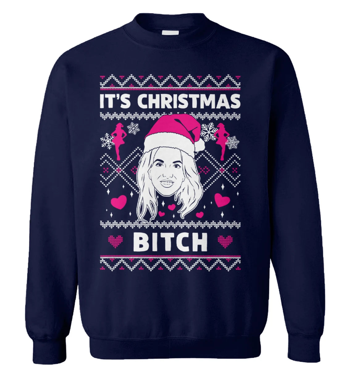 Britney it’s Christmas b*tch Christmas Sweater - Holiday Gift product image 2