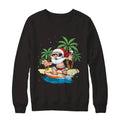 Santa surfing hawaiian Christmas Sweater - Holiday Gift product image 2