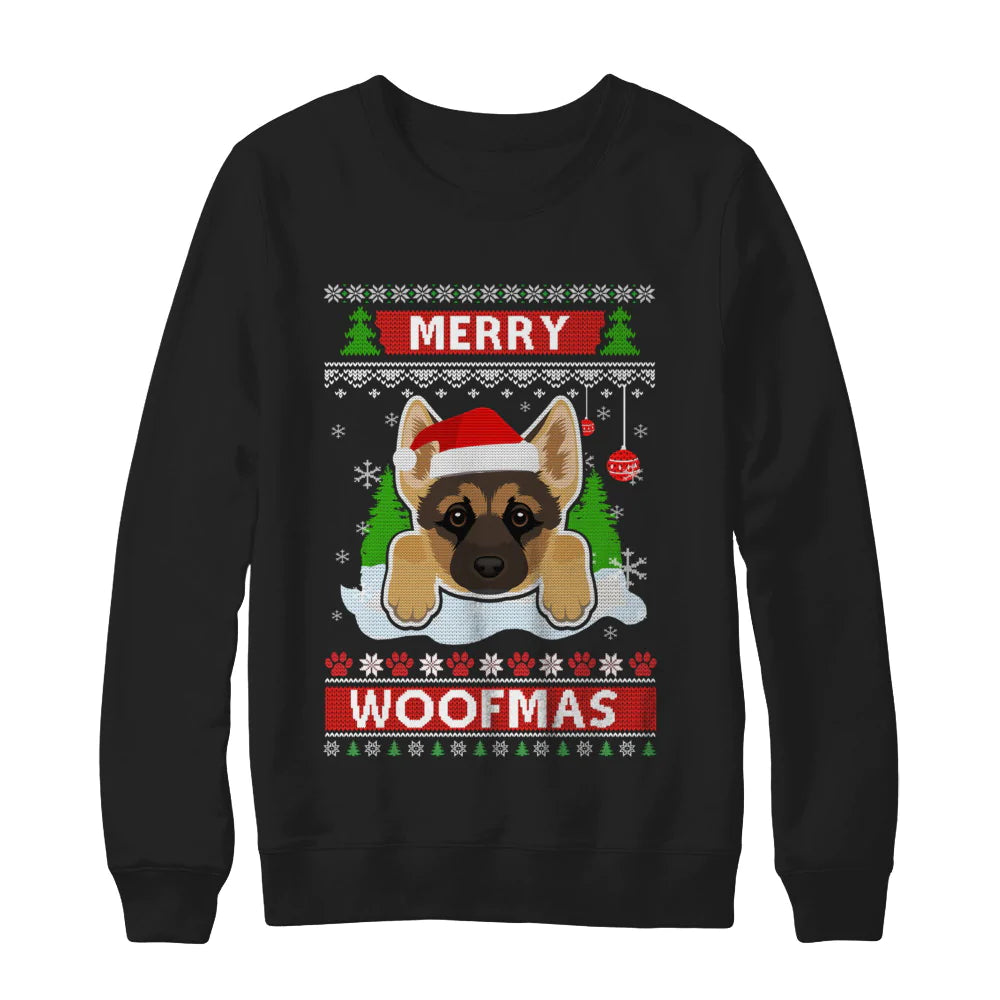 Shepherd merry woofmas Christmas Sweater - Holiday Gift product image 2