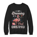 Flamingo i am dreaming of a pink Christmas Sweater - Holiday Gift product image 2