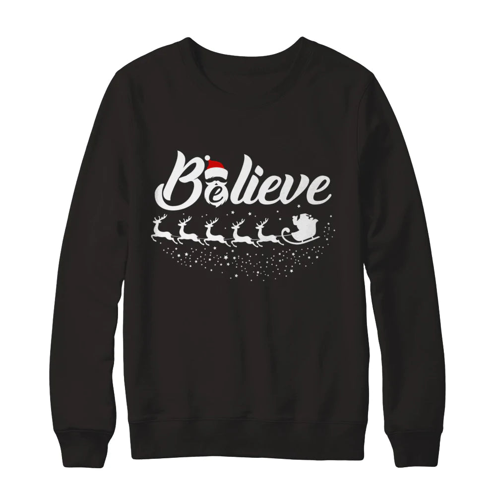 Believe santa Christmas Sweater - Holiday Gift product image 2