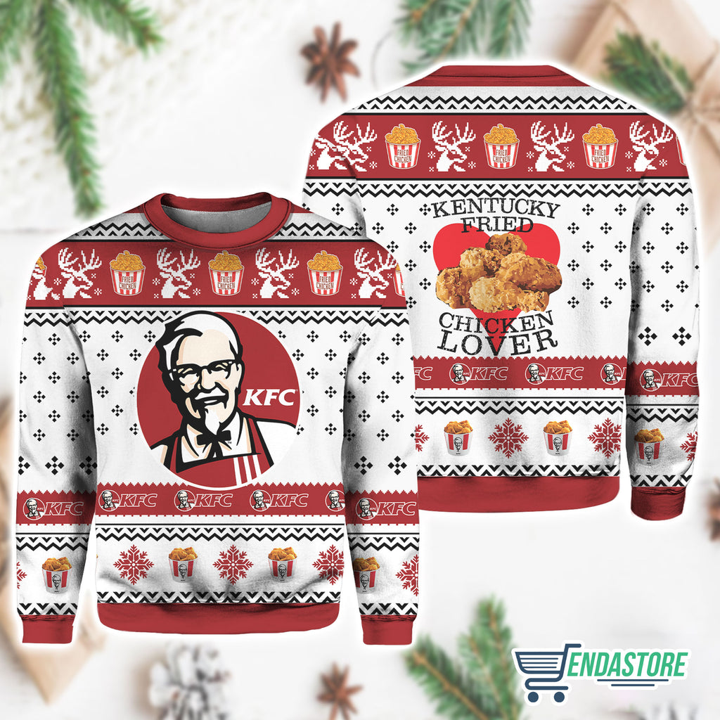 Kentucky Fried Chicken Lover 3D Ugly Christmas Sweater - Holiday Gift product image 2