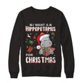 I want a hippopotamus for Christmas Sweater - Holiday Gift product image 2