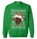 Mike Tyson kith me under the mistletoe Christmas Sweater - Holiday Gift product image 2