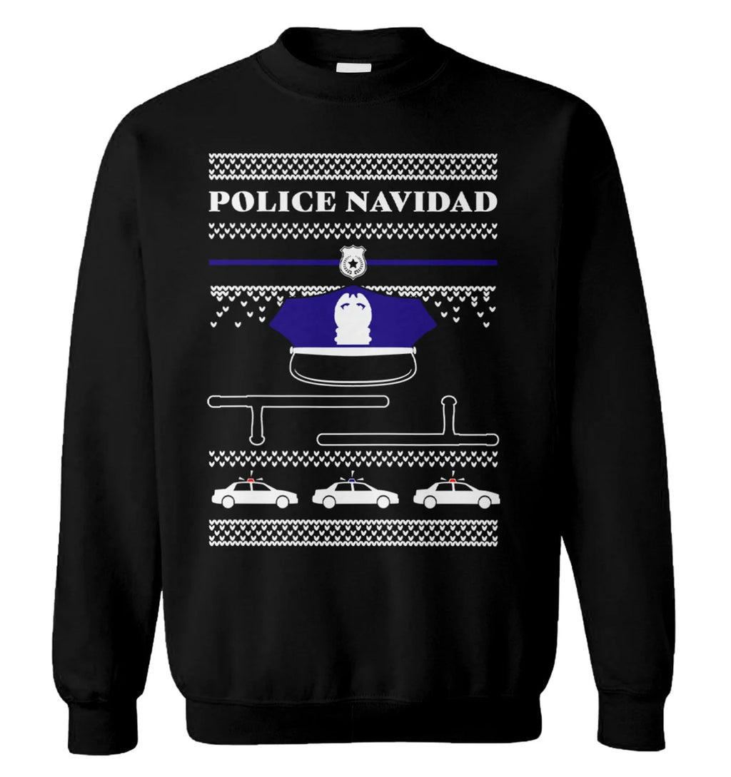 Police Navidad Ugly Christmas Sweater - Holiday Gift product image 2