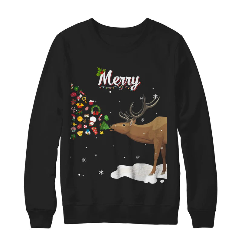 Reindeer merry Christmas Sweater - Holiday Gift product image 2