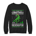 All I want for Christmas is a velociraptor dinosaur Christmas Sweater - Holiday Gift product image 2