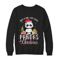 Just a girl who loves pandas and Christmas Sweater - Holiday Gift product image 2