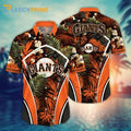 San Francisco Giants Warmth Floral MLB Hawaiian - Adult & Kids T-Shirts, Sweatshirts & Hoodies apparel design preview 1
