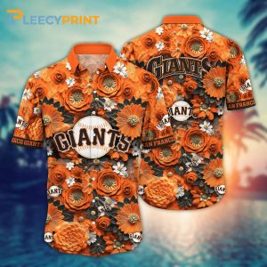 SF Giants MLB Hawaiian Trending For This Summer - Adult & Kids T-Shirts, Sweatshirts & Hoodies apparel design preview 1