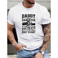 1 Pc 100% Cotton Crew Neck Daddy Daughter Print - Adult & Kids T-Shirts, Sweatshirts & Hoodies apparel design preview 1