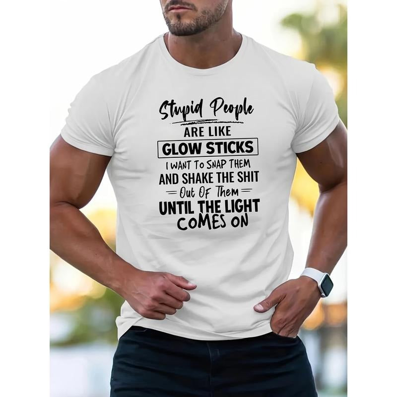 1 Pc 100% Cotton Funny Letters Print Crew Neck Short - Adult & Kids T-Shirts, Sweatshirts & Hoodies apparel design preview 1