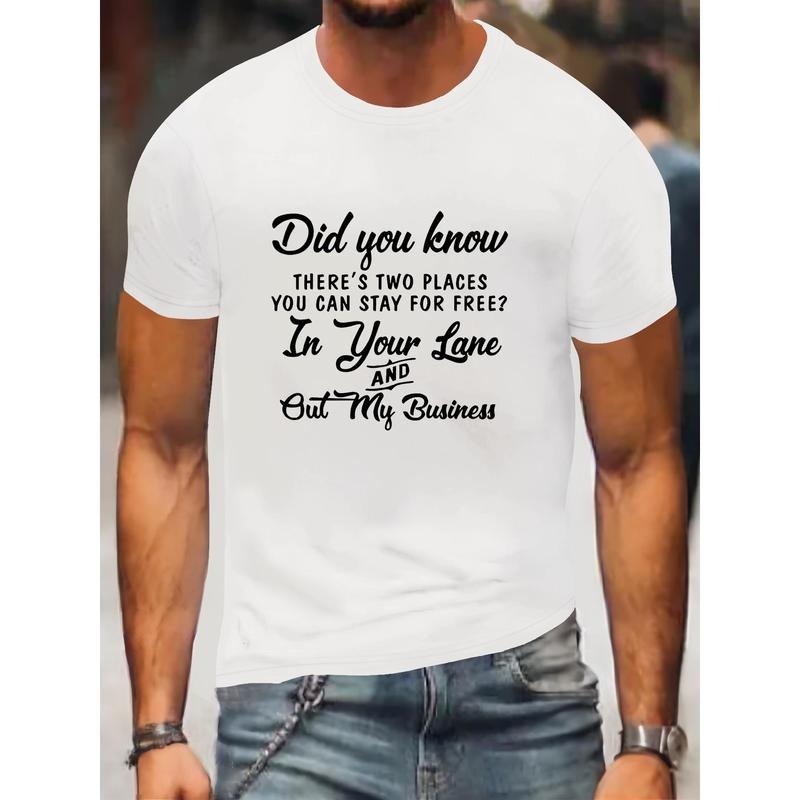 1 Pc 100% Cotton Black Humorous "Stay Your Lane" - Adult & Kids T-Shirts, Sweatshirts & Hoodies apparel design preview 1
