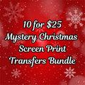 10 $25 CLEAR FILM SCREEN PRINT BUNDLE - Adult & Kids T-Shirts, Sweatshirts & Hoodies apparel design preview 1