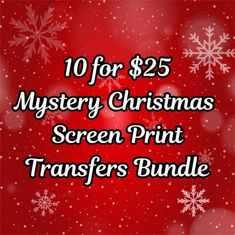 10 $25 CLEAR FILM SCREEN PRINT BUNDLE - Adult & Kids T-Shirts, Sweatshirts & Hoodies apparel design preview 1