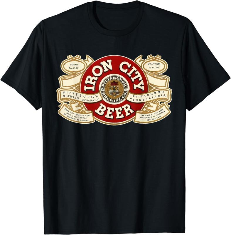 [100% Cotton] Beer Irons City Pittsburgh Lover - Adult & Kids T-Shirts, Sweatshirts & Hoodies apparel design preview 1