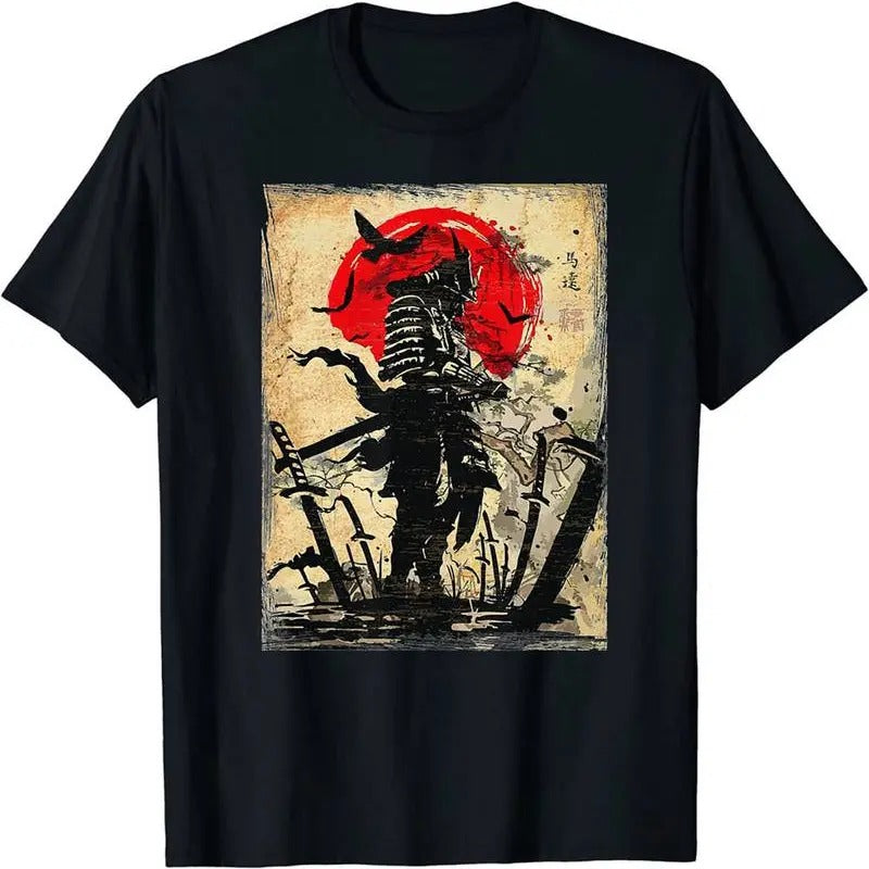 [100% Cotton] Cartoon Warrior Pattern Casual Stretch - Adult & Kids T-Shirts, Sweatshirts & Hoodies apparel design preview 1