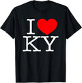 [100% Cotton] I Love (Heart) KY - Adult & Kids T-Shirts, Sweatshirts & Hoodies apparel design preview 1